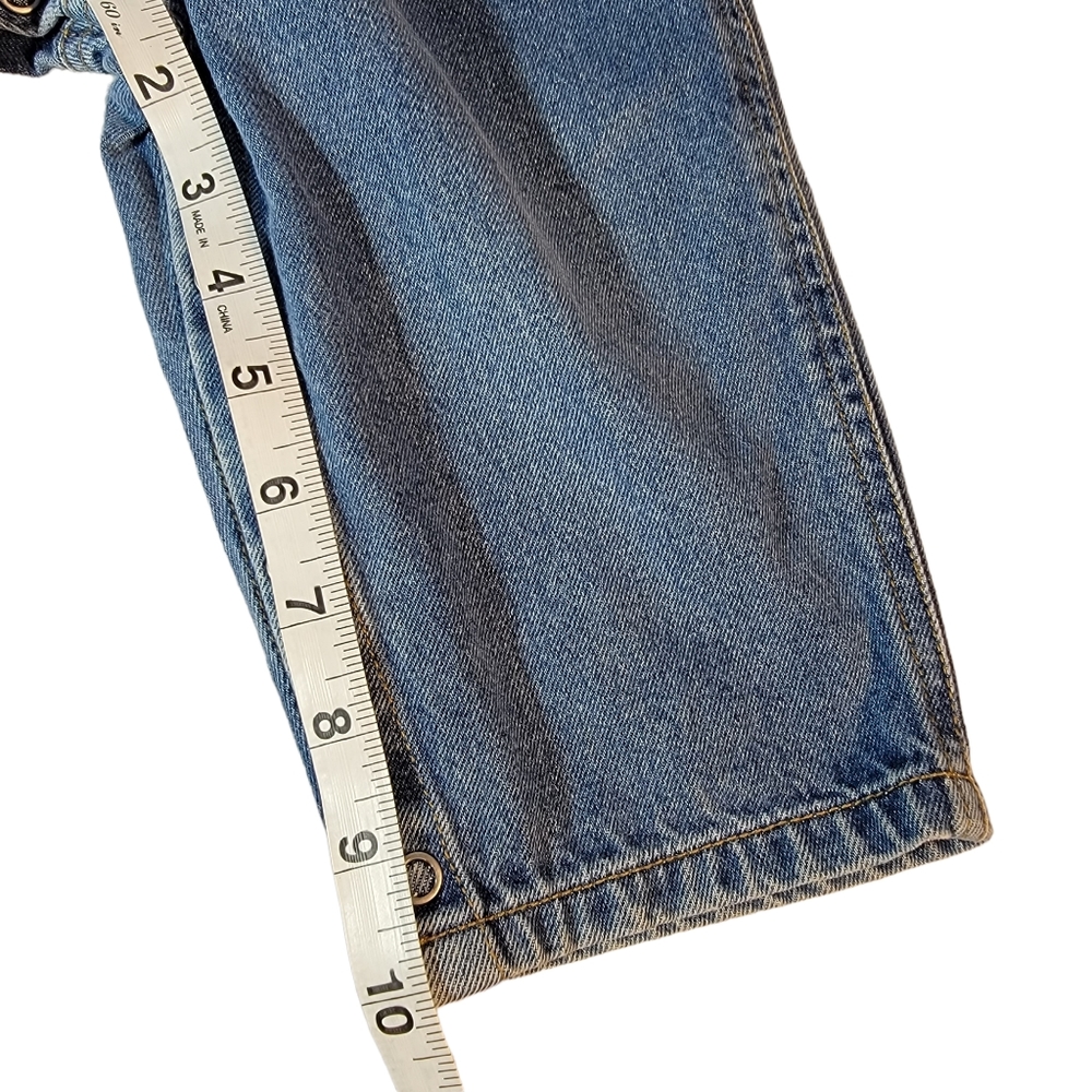 Tommy Hilfiger Vintage Medium Wash Denim Jean Overall Bibs Unisex - Picture 15 of 16